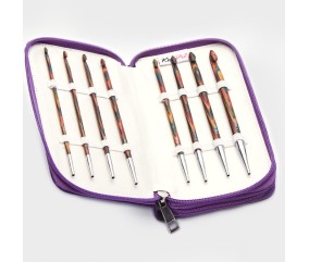 Set de 8 crochets tunisiens interchangeable Symfonie - Knitpro