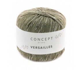 Fil à tricoter VERSAILLES - Katia vert 98