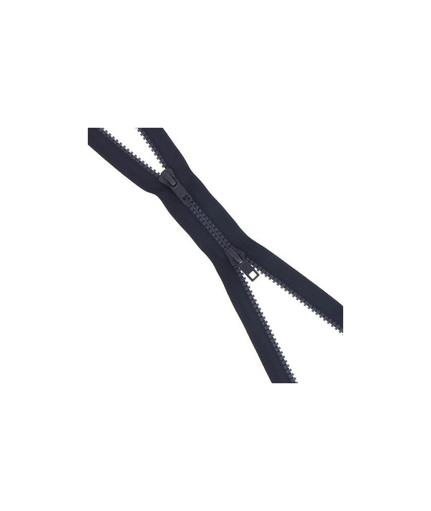 Fermeture à glissière : Séparable : Bouche à bouche : Injecté : N° 5 : 55 cm : Plastique