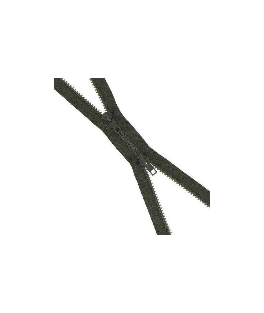Fermeture à glissière : Séparable : Bouche à bouche : Injecté : N° 5 : 55 cm : Plastique