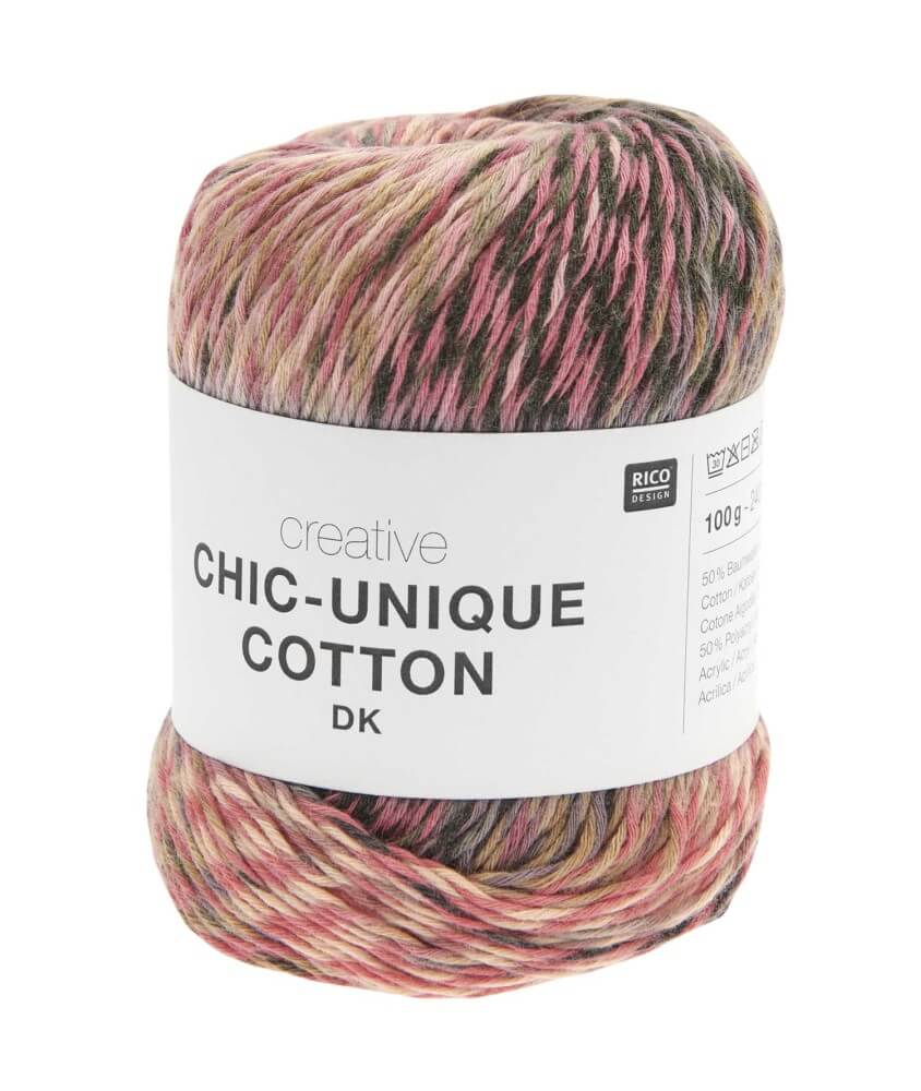Pelote de coton Creative Chic-Unique Cotton DK 100g de Rico Design : L’alliance parfaite de la créativité et de la légèreté