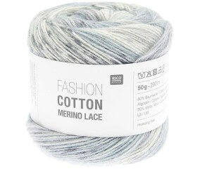 Pelote de Coton et de laine Fashion Cotton Merino Lace - Rico Design