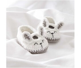 Kit Crochet Baby Booties - Lapin de Rico Design : Des chaussons adorables faits main pour bébé