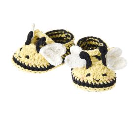 Kit Crochet Baby Booties - Abeille de Rico Design : Des chaussons adorables pour un bébé tout en douceur