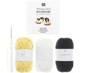 Kit Crochet Baby Booties - Abeille de Rico Design : Des chaussons adorables pour un bébé tout en douceur