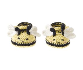 Kit Crochet Baby Booties - Abeille de Rico Design : Des chaussons adorables pour un bébé tout en douceur