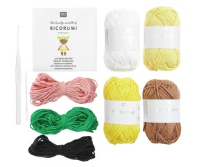 Kit Crochet Ricorumi Narcisse Jaune – Blooming Beauties de Rico Design : Une fleur éternelle à crocheter avec amour