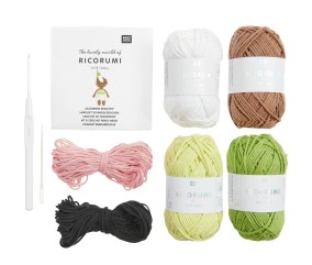 Kit Crochet Ricorumi Perce-Neige – Blooming Beauties de Rico Design : Une touche hivernale élégante à crocheter