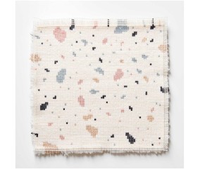 Kit de Point Noué Hooki Hooki – Coussin Terrazzo de Rico Design : L'Élégance Artisanale pour Votre Intérieur