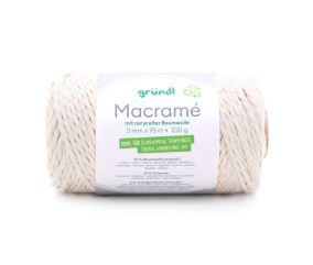 Bobine de corde MACRAME 330 GR - Gründl