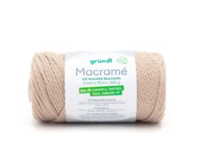 Bobine de corde MACRAME 330 GR - Gründl