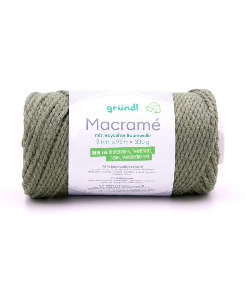 Bobine de corde MACRAME 330 GR - Gründl Bobine de corde MACRAME 330 GR - Gründl