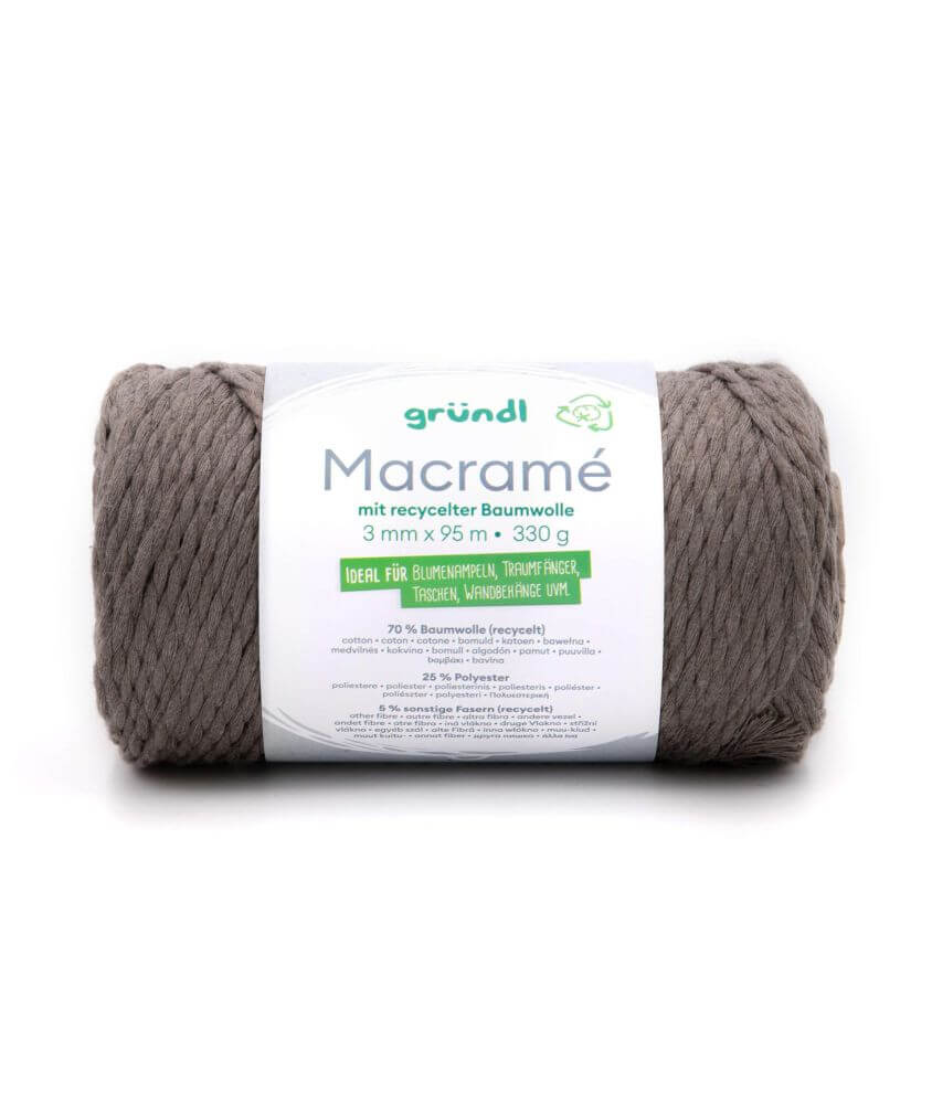 Bobine de corde MACRAME 330 GR - Gründl Bobine de corde MACRAME 330 GR - Gründl