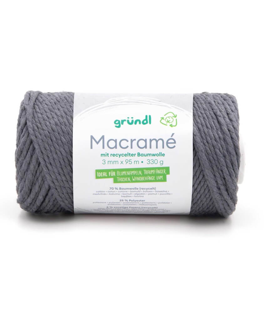 Bobine de corde MACRAME 330 GR - Gründl Bobine de corde MACRAME 330 GR - Gründl