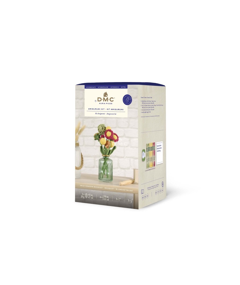 Kit Crochet Amigurumi "Bouquet" - DMC - Multicolore - vue 4