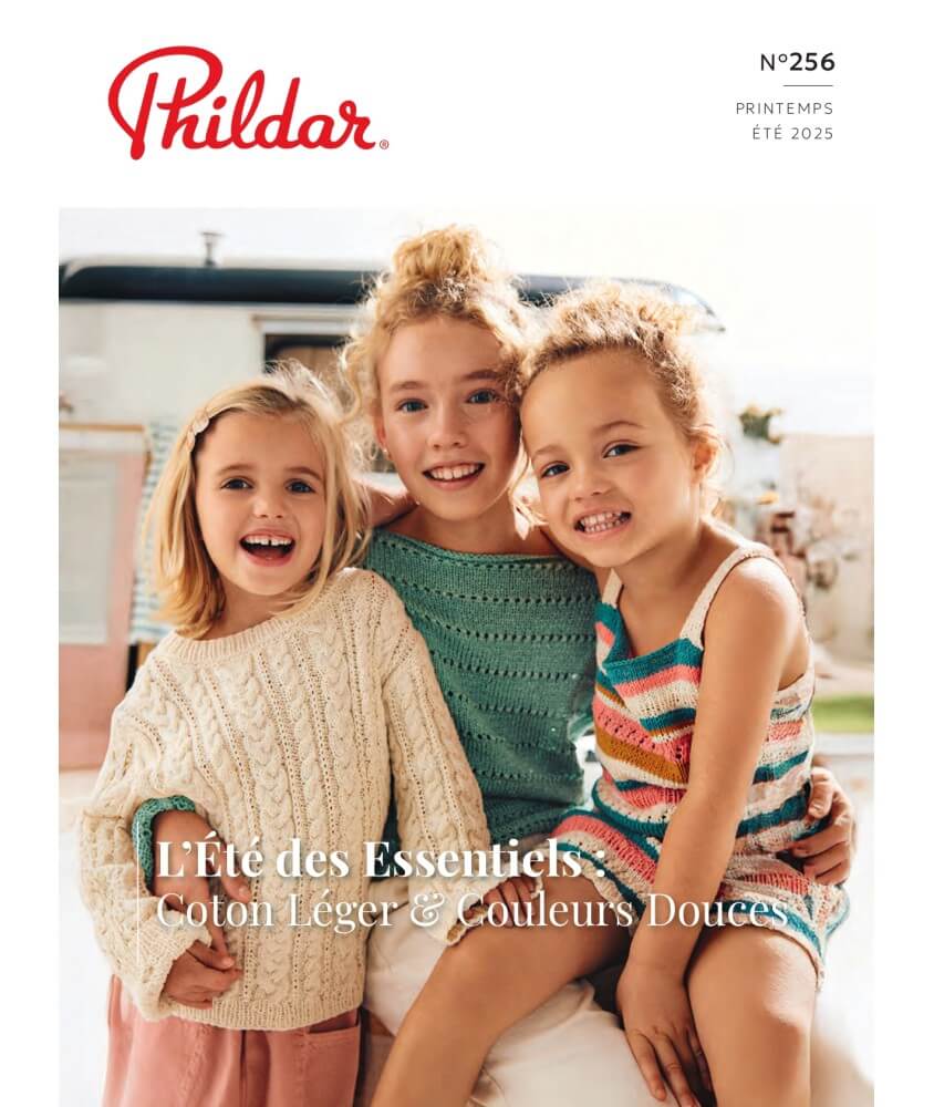 Catalogue Phildar N°256 – Pour Petits et Grands Printemps/Été 2025 Catalogue Phildar N°256 – Pour Petits et Grands Printemps/Été 2025