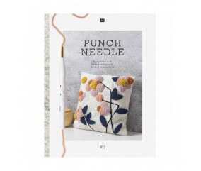 Livre Punch Needle Art du fil modèles tendances en 3D N° 1 - Rico Design