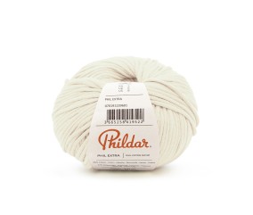Pelote de coton Phil Extra de 100Gr de Phildar : Douceur et Polyvalence pour Toutes Vos Créations