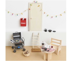 Gril miniature, 8 x 8,5 x 5,5 cm pour le monde des lutins - Rico Design