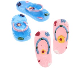 Tongs miniatures, 2 cm, 2 paires pour le monde des lutins - Rico Design