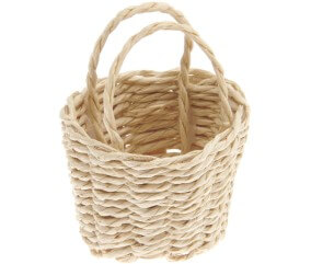 Panier miniature rond, 3,5 x 3,5 x 5 cm pour le monde des lutins - Rico Design