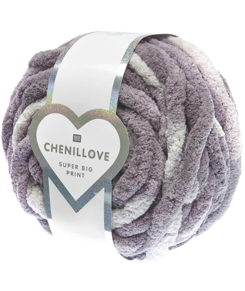 Pelote Chenillove Super Big Print 300g – Rico Design : Douceur XXL pour des Créations Moelleuses