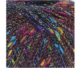 Fil complément à tricoter Creative Make It Rainbow Glitz - Rico Design