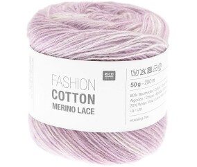 Pelote de Coton et de laine Fashion Cotton Merino Lace - Rico Design
