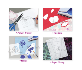 Quilting Freezer Paper – Papier de Quilting Réutilisable pour Gabarits et Appliqués