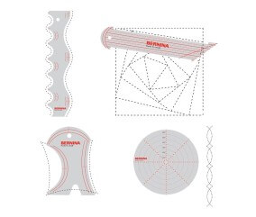 Kit de Règles de Quilting Essentielles BERNINA – Précision et Créativité au Rendez-Vous