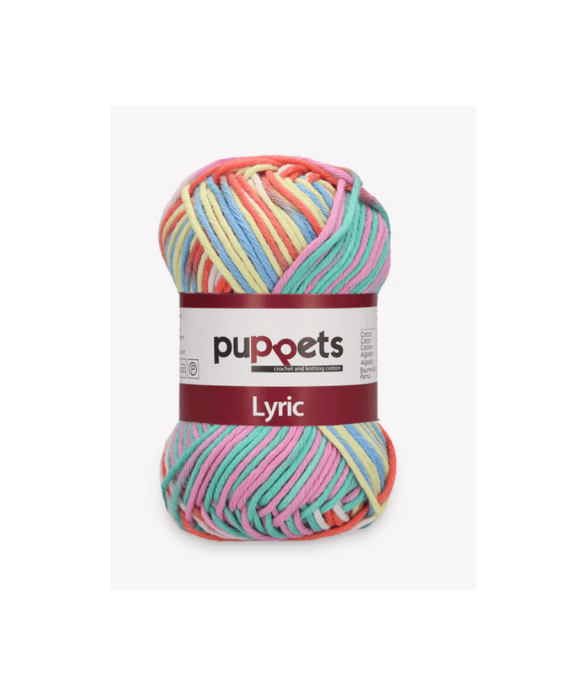 Coton à Crocheter Puppets Lyric Multicolor – Anchor : Un Fil Polyvalent et Coloré pour Toutes Vos Créations