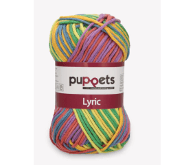 Coton à Crocheter Puppets Lyric Multicolor – Anchor : Un Fil Polyvalent et Coloré pour Toutes Vos Créations