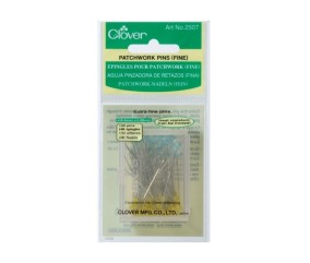 Boîte de 100 épingles ultra-fines pour patchwork – Clover - Précision et qualité pour tous vos travaux de couture et de quilting