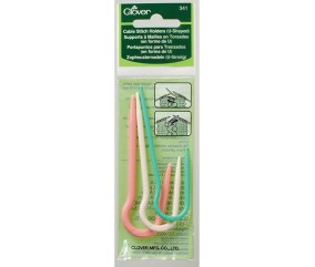 Set de 3 aiguilles à torsades en forme de U - Clover - L’outil indispensable pour des torsades parfaites en tricot !