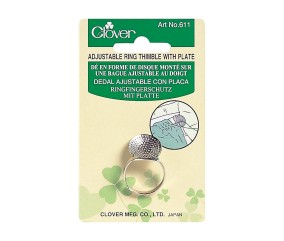 Dé Métal Disque Sashiko - Clover – Ajustable et Ergonomique