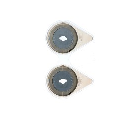 Lot de 2 Lames de Rechange pour Cutter Rotatif 28 mm - Clover : Précision et Longévité pour vos Découpes