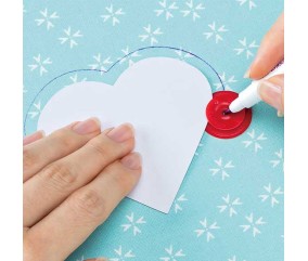 Jeu de 4 Marqueurs pour Marges de Couture - Clover : Précision et Facilité de Traçage