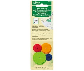 Jeu de 4 Marqueurs pour Marges de Couture - Clover : Précision et Facilité de Traçage
