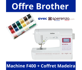 Machine à coudre Innov-is F400 - Brother - Garantie 5 ans - Performance et polyvalence pour les couturières passionnées