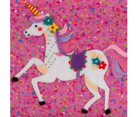 Boîte à Couture Moyenne Licorne Hobby Gift (17,8 x 24,5 x 14,5 cm) – Élégance, Fonctionnalité pour Vos Accessoires de Couture