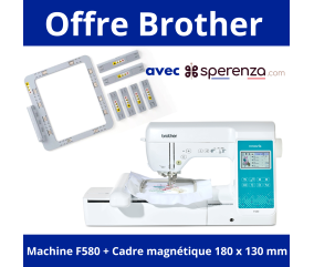 Machine à coudre et à broder Innov-is F580 - Brother - Garantie 5 ans - Explorez un nouveau monde de créativité
