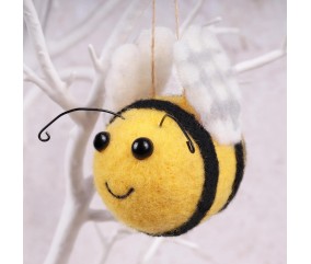Kit Feutrine Abeille 5,5 x 7,5 cm - Trimits