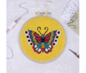 Kit de Punch Needle Papillon - Trimits
