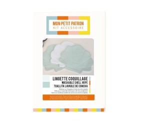Patron Lingettes Coquillage lavables (tissus inclus) - Mon petit Patron