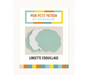 Patron Lingettes Coquillage lavables (tissus inclus) - Mon petit Patron