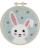 Kit Punch Needle Lapin Blanc - Idéal débutant - Trimits
