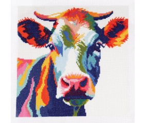 Kit Point de Croix Vache 36 x 36 cm – Trimits