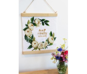 Kit de Point de Croix Mariage 36 x 36 cm – Trimits