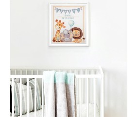 Kit de Point de Croix Bébé 36 x 36 cm – Trimits