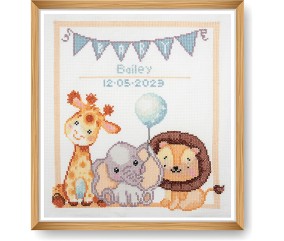 Kit de Point de Croix Bébé 36 x 36 cm – Trimits